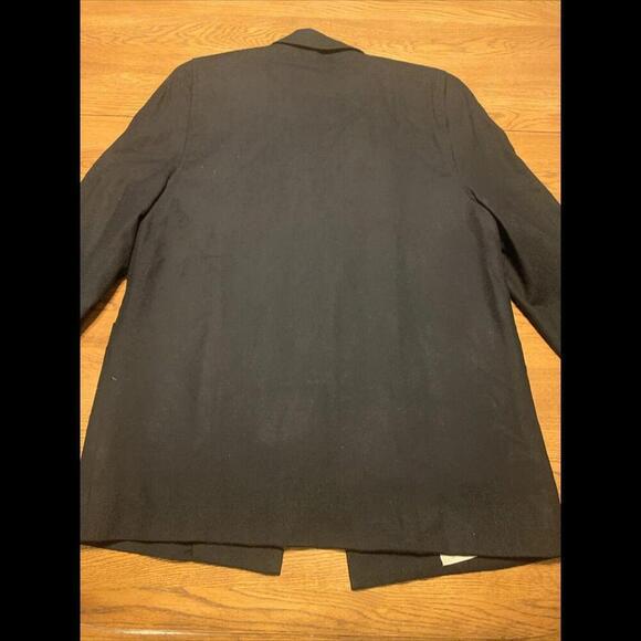 VTG 80s Oversized Antonia Black Blazer Rhinestones Womens Sz 8 Preppy Jazzy - Picture 11 of 14